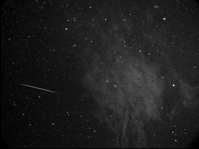 Fast sporadic meteor on December 14/16 2006