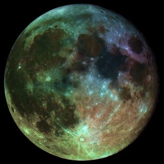 Color intensified moon: 050918-dcs