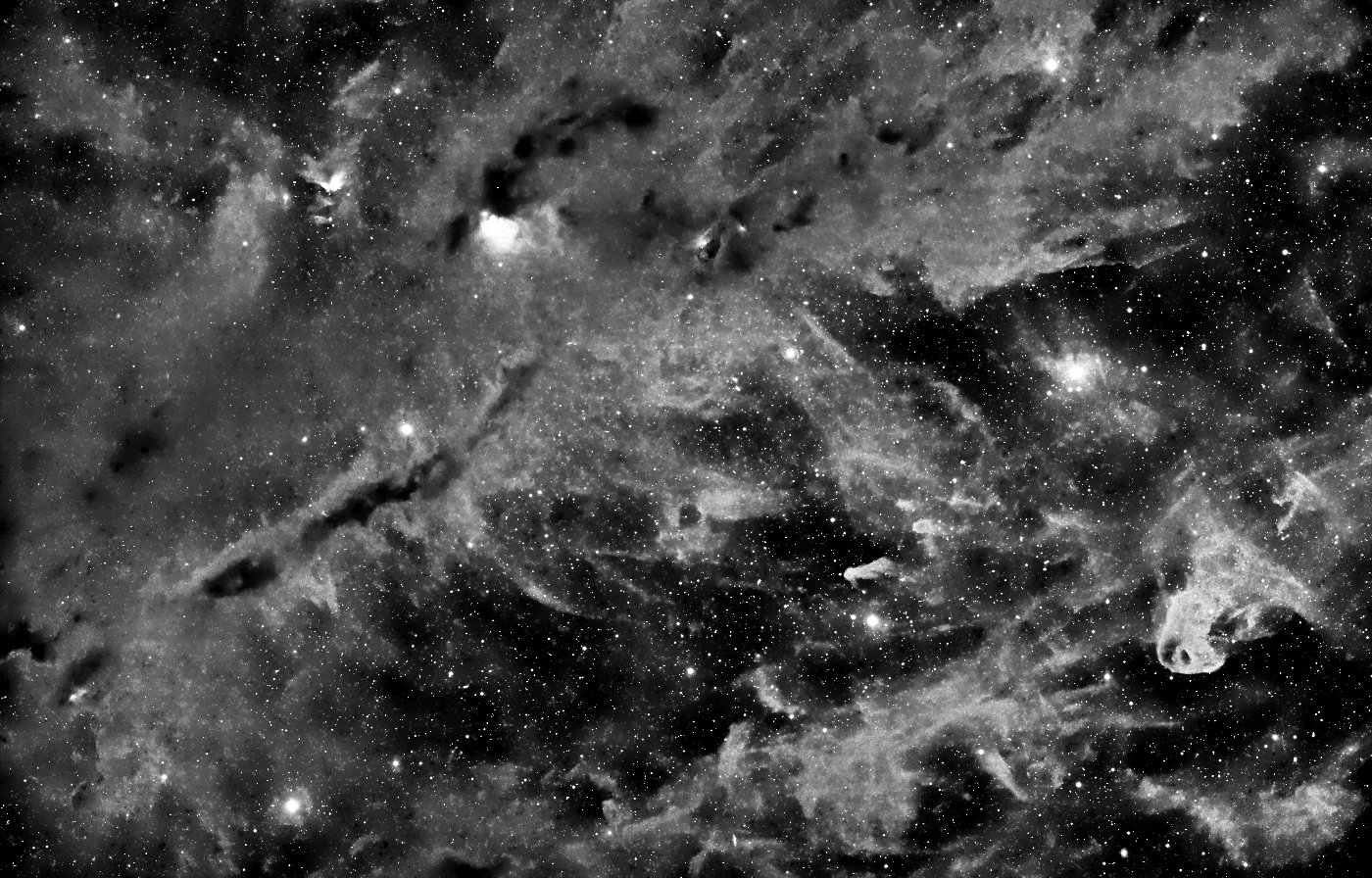 LBN 1495 in Taurus Molecular Cloud with SDSS G' filter