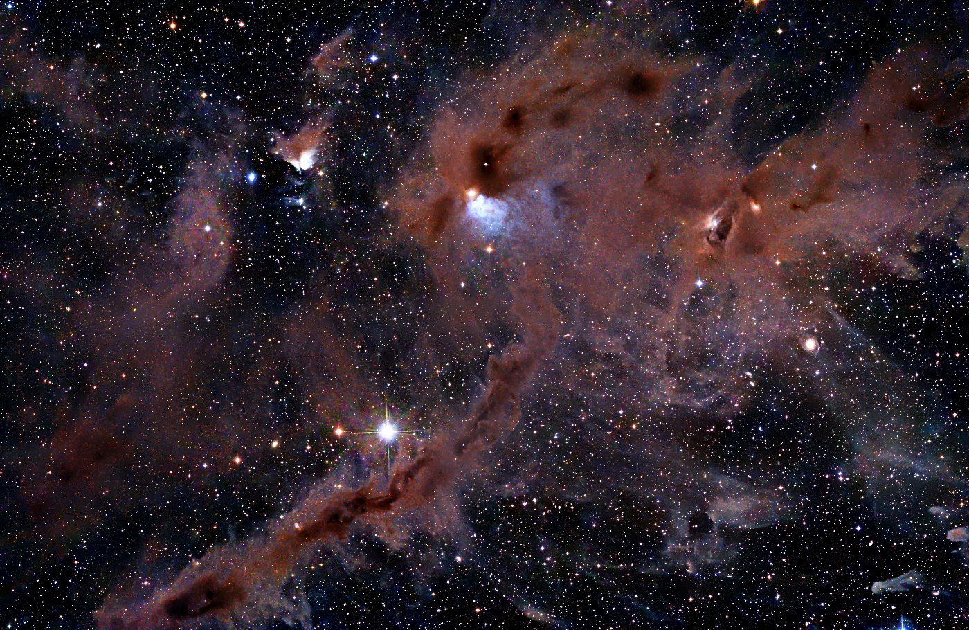 LBN 1495 in Taurus Molecular Cloud with RGB filters